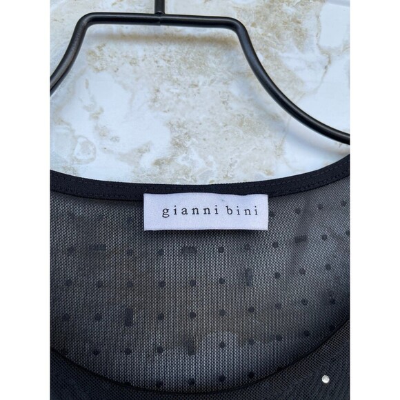 Gianni Bini
Tilly Rhinestone Mesh Crew Neck Long Sleeve Sheath Dress S/M - Picture 5 of 11